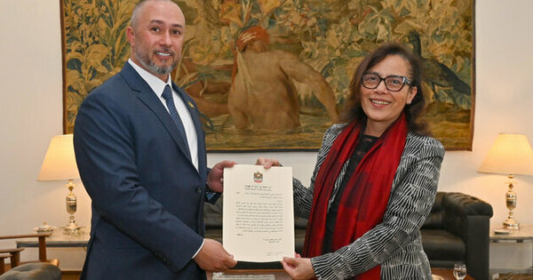 UAE Ambassador to Brazil presents copy of credentials to secretary-general of Ministry of Foreign Affairs