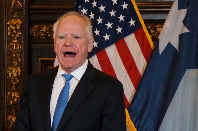 Tim Walz Just Made a Huge Announcement About His Political Future. Guess What He Said.