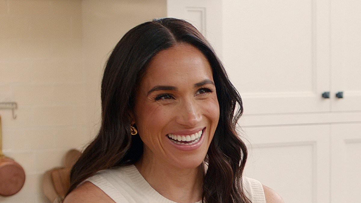 Meghan Markle hits back after Martha Stewart said duchess dropped dinner party gossip about trip to King Charles - as insider claims cooking star 'must have been confused'