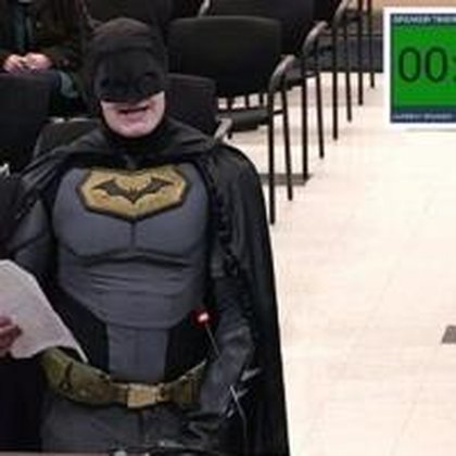 'Batman' confronts city over ICE Super Bowl plan