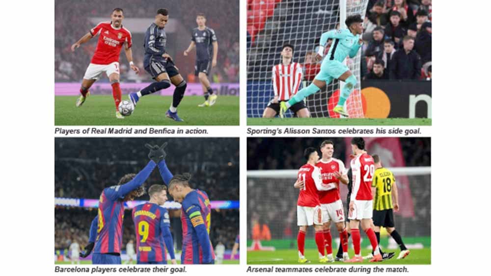 UCL: Madrid drop to play-offs; five English clubs move into round of 16