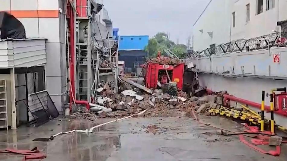 Noida chip factory fire: Two firefighters killed, three injured after wall collapse