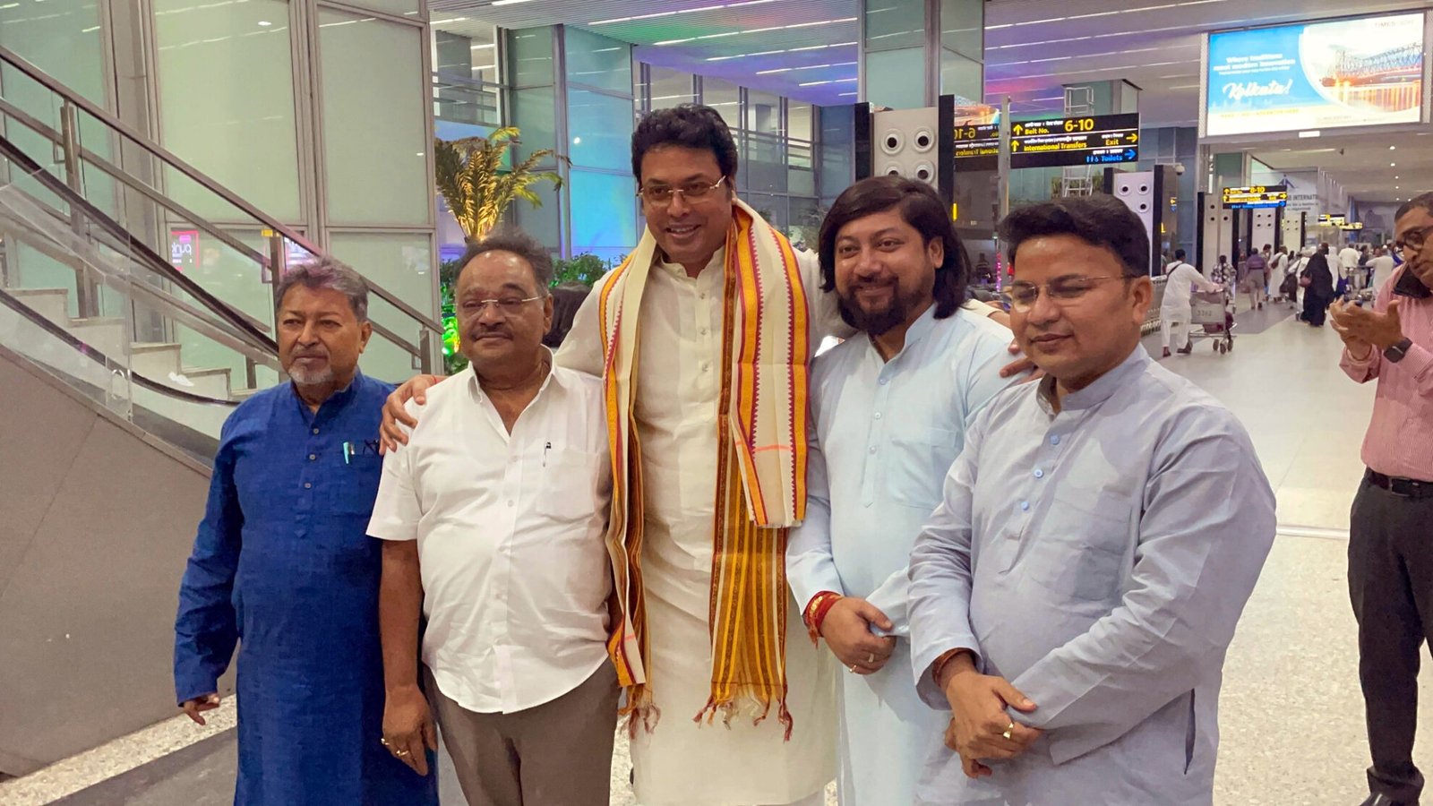 Tripura MP Biplab Kumar Deb Arrives in Kolkata to Boost BJP’s Organizational Drive Ahead of West Bengal Polls