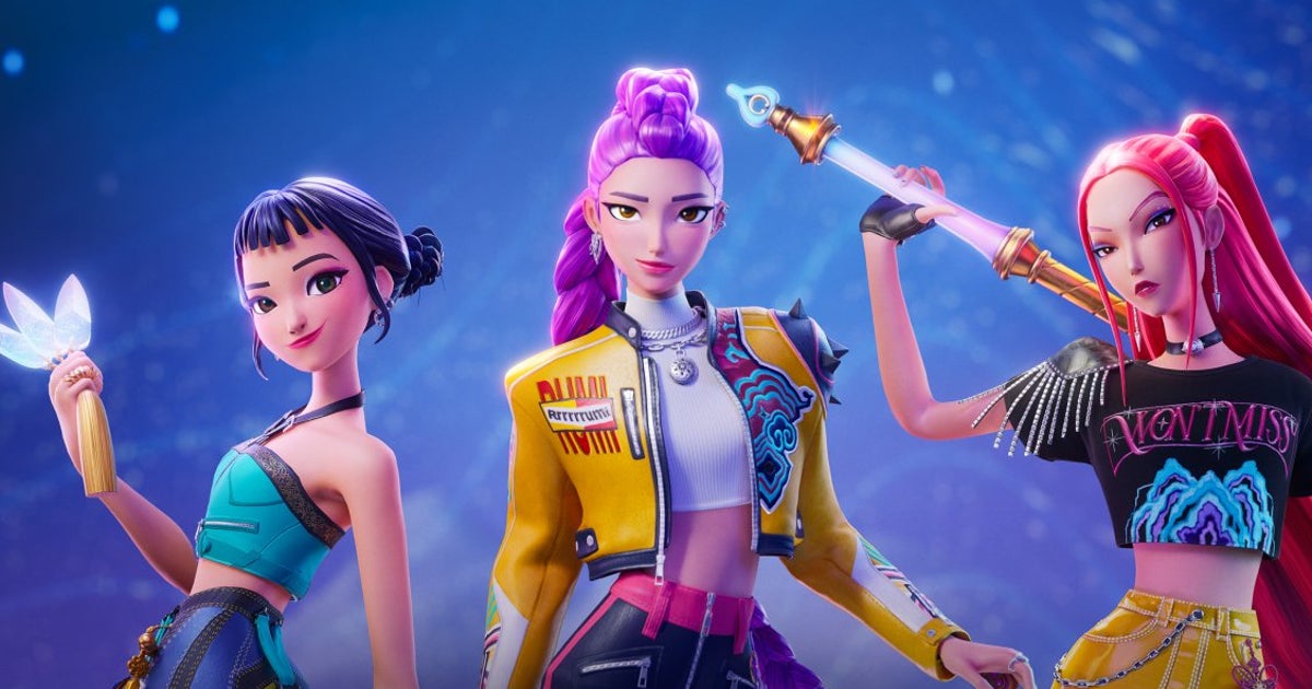 KPop Demon Hunters heads to Fortnite with Demon Rush, HUNTR/X  outfits, accessories, and emotes