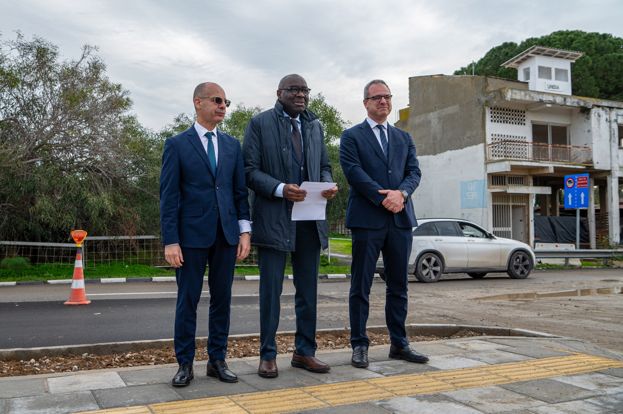 UN’s Diagne hails widening of Ayios Dometios crossing point