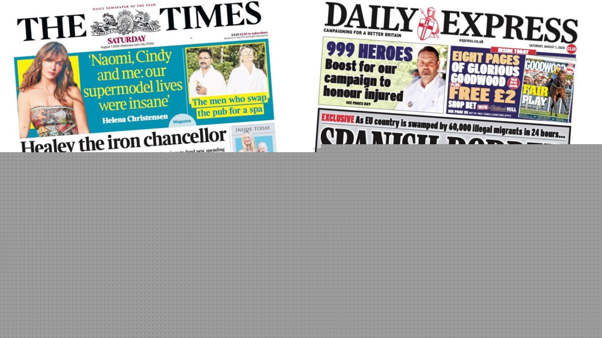 The Papers: 'Spanish border crisis' and 'iron chancellor'