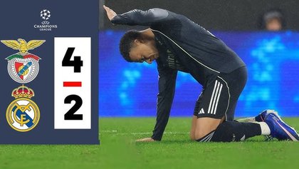 Benfica Shocks Real Madrid 4-2 in Wild Champions League Night