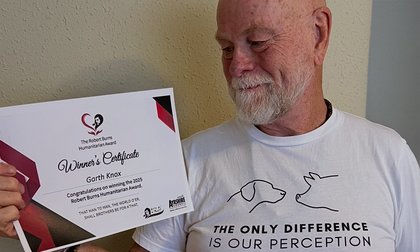 Nominate now for the Robert Burns Humanitarian Award