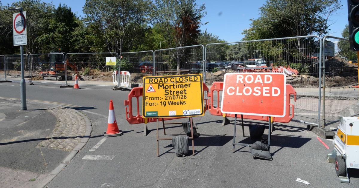 Major roadworks close key road in town for months