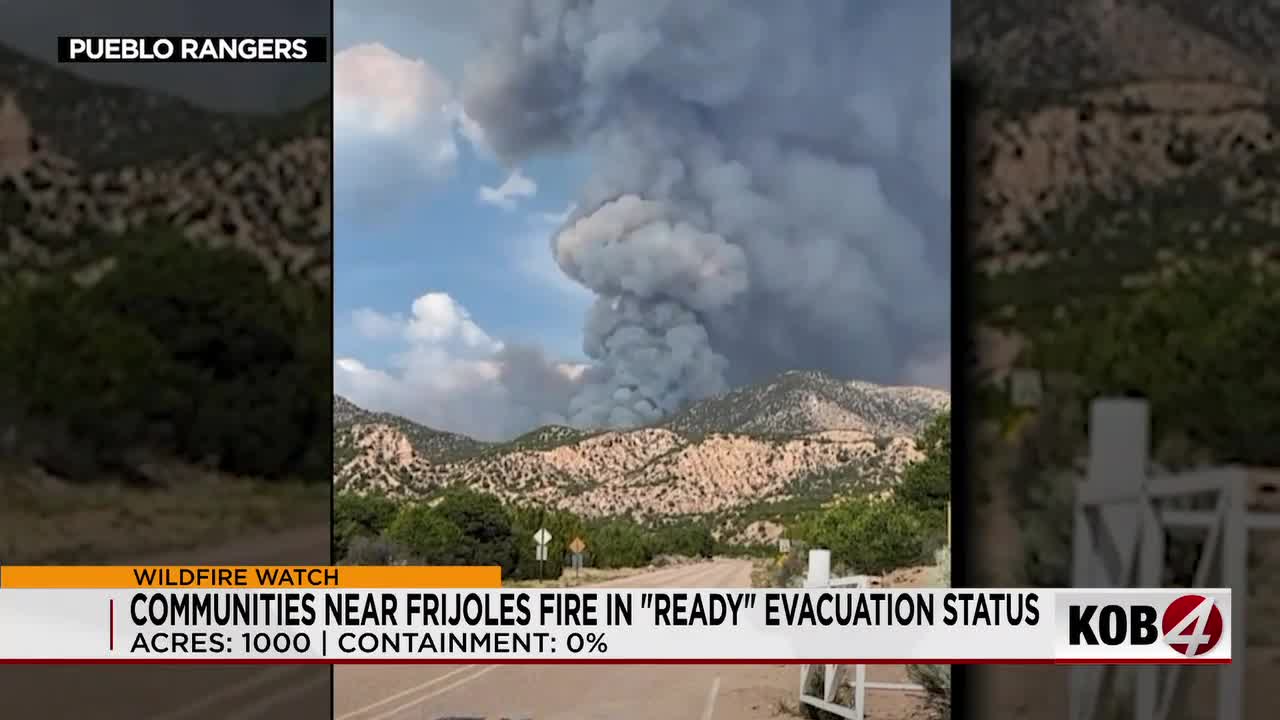 Cundiyo, Cerro Piñon in READY evacuation status due to Frijoles Fire
