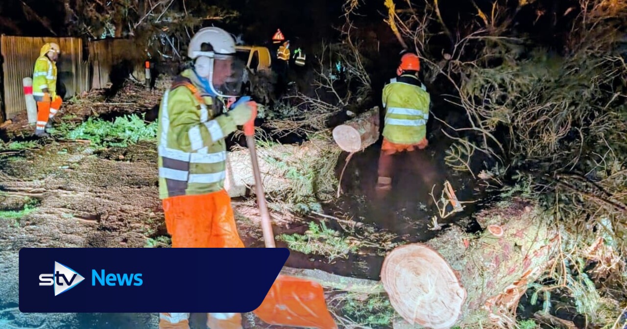 Clear-up continues after Storm Chandra as 35 trees block off A82 in the Highlands