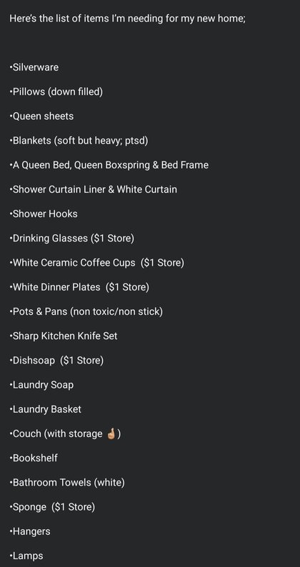 /r/ChoosingBeggars / Choosing Beggars - That's a lot of stuff