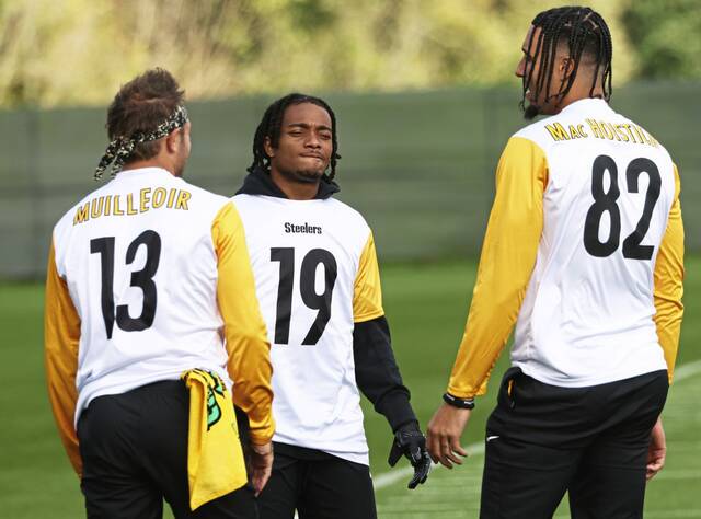 After WR Calvin Austin's shoulder injury, Steelers look to fill his absence from within
