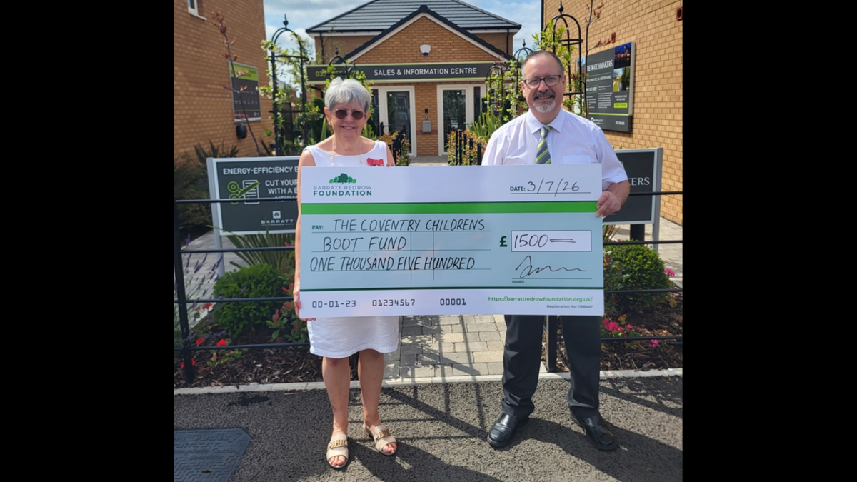 Donation to fund shoes for Coventry schoolchildren
