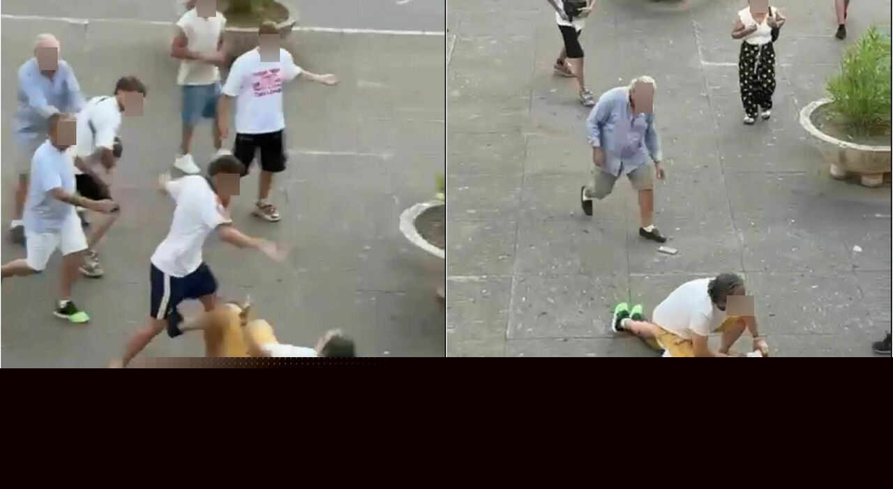 Grumo Nevano, il video dei ragazzini che prendono a calci e pugni in faccia anziano durante una rissa. 18enne indagato per tentato omicidio volontario