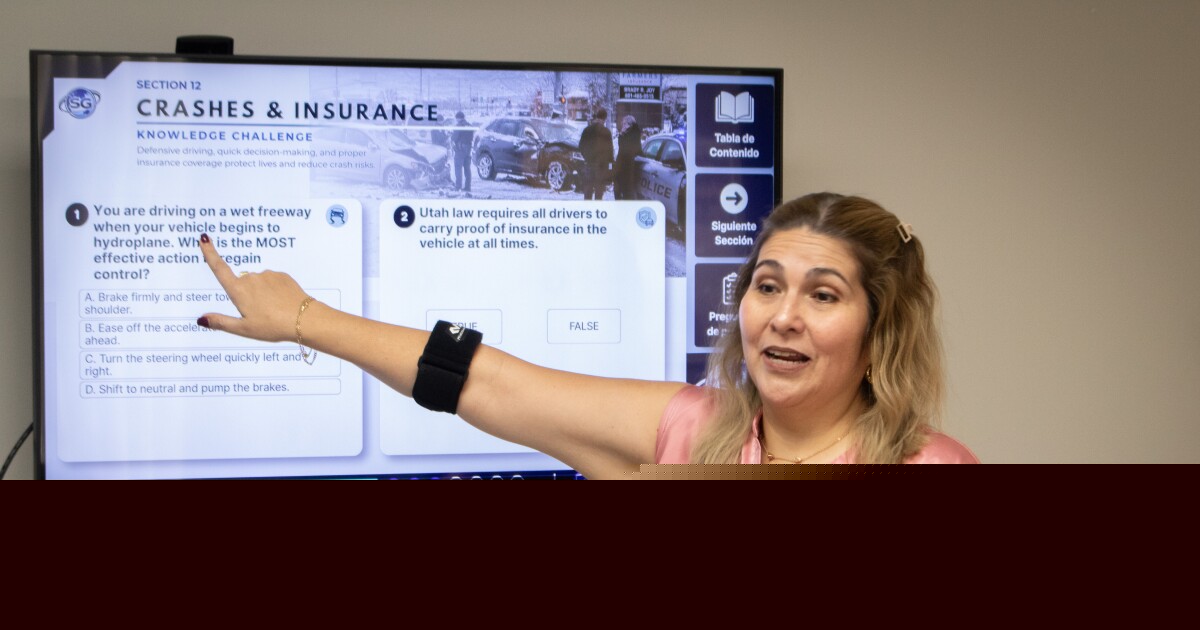 Why is Utah’s driving privilege card test only in English?