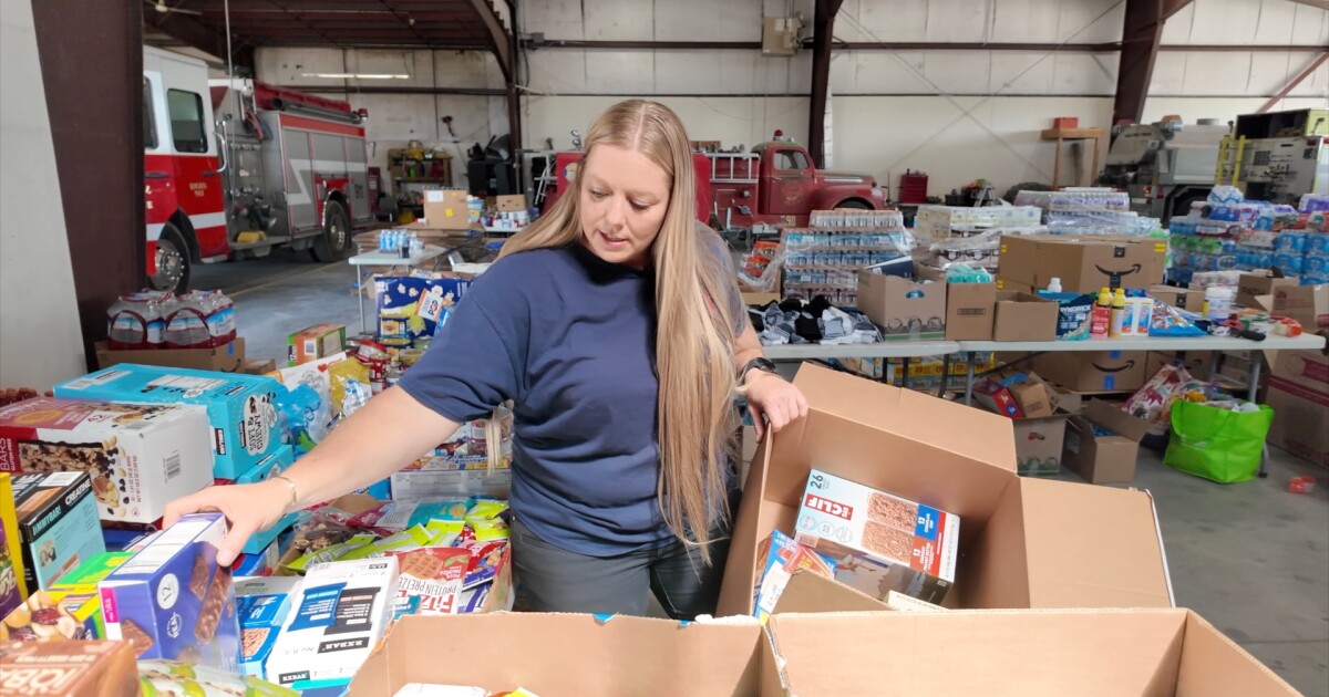 Community donations flood Parma Fire station to support firefighters in Idaho and Oregon