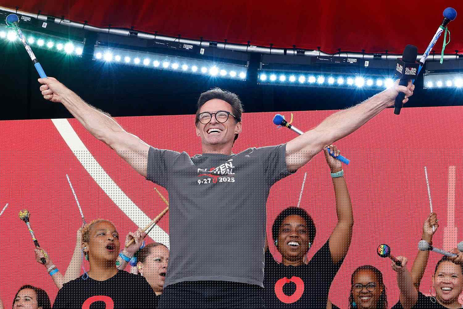 Hugh Jackman Hits the Stage at the 2025 Global Citizen Festival, Plus Doja Cat, ROSÉ and More