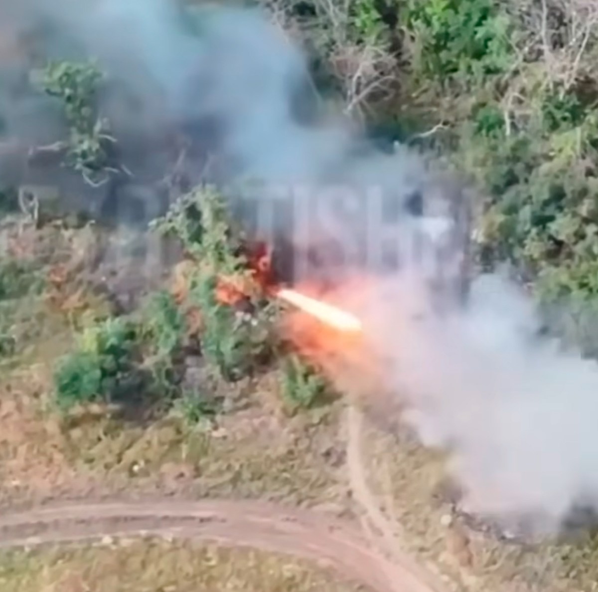 Two Excellent Ammo Cookoffs: Rocket in Back of Truck & Huge Grad Blast