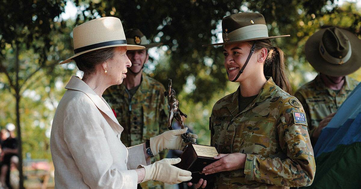 Royal family's Princess Anne honours former Launceston, Queechy student