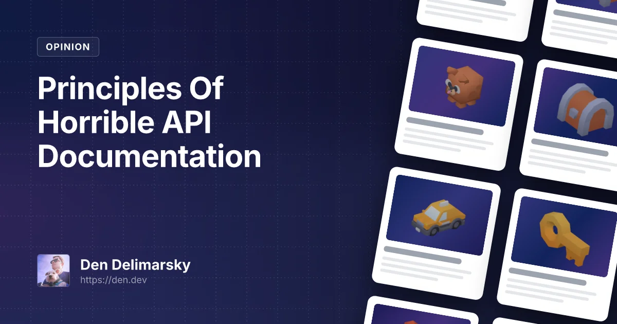 Principles Of Horrible API Documentation