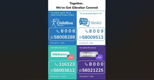 Childline Gibraltar and GibSams launch joint helpline campaign