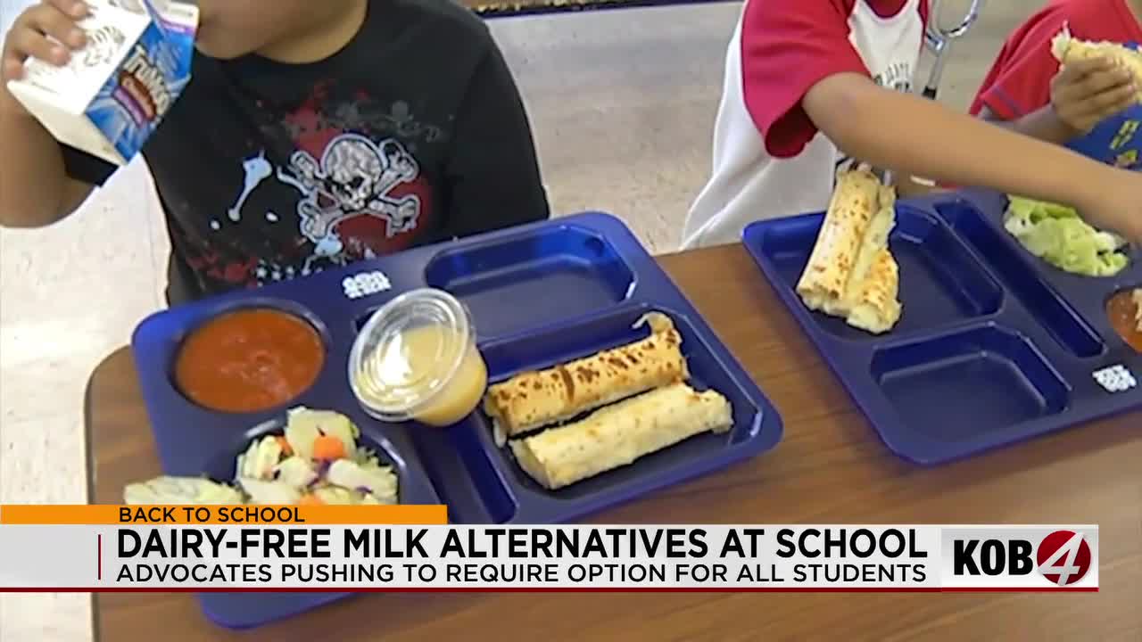 Animal advocates push for dairy-free milk alternatives at school