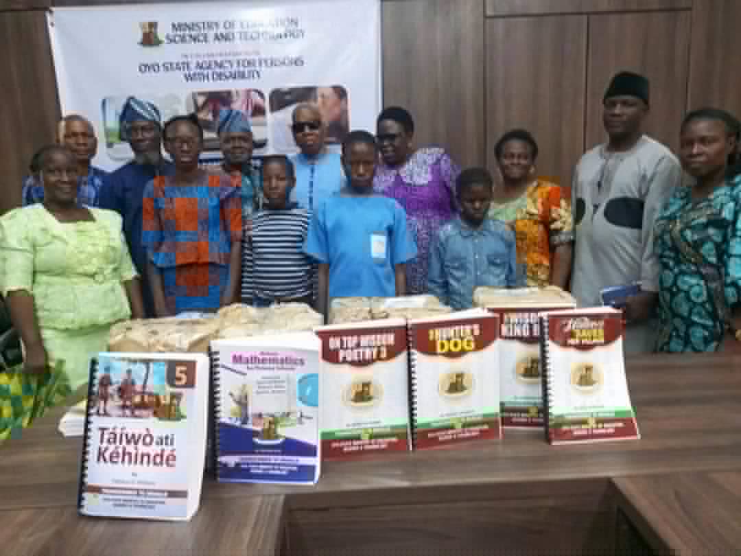 Oyo Distributes Free Braille Textbooks to Visually Impaired Pupils