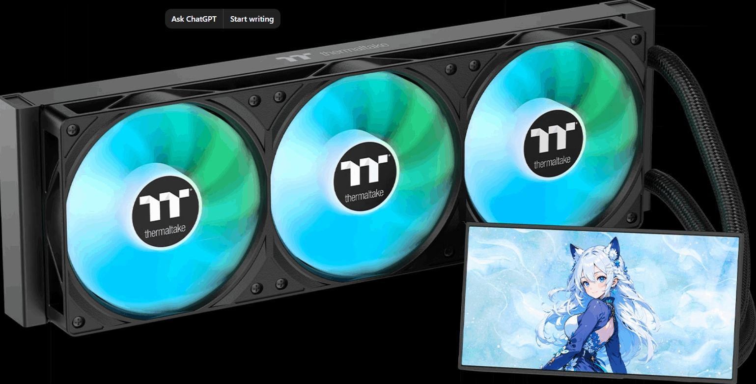 Thermaltake Steel Shadow Frost 360 Pro Gets a 6-Inch LCD for $70