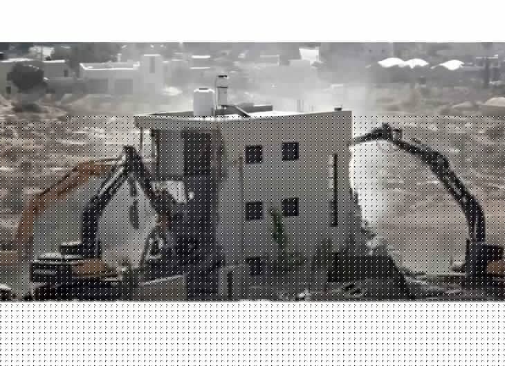 VIDEO: Israel forces demolishing Palestinian home in Maniya