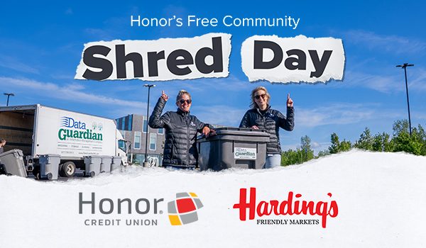 Free Community Shred Day August 13 in Buchanan from Honor Credit Union