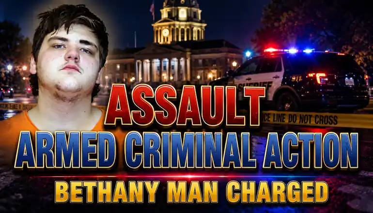 Bethany man faces assault, armed criminal action in shovel attack