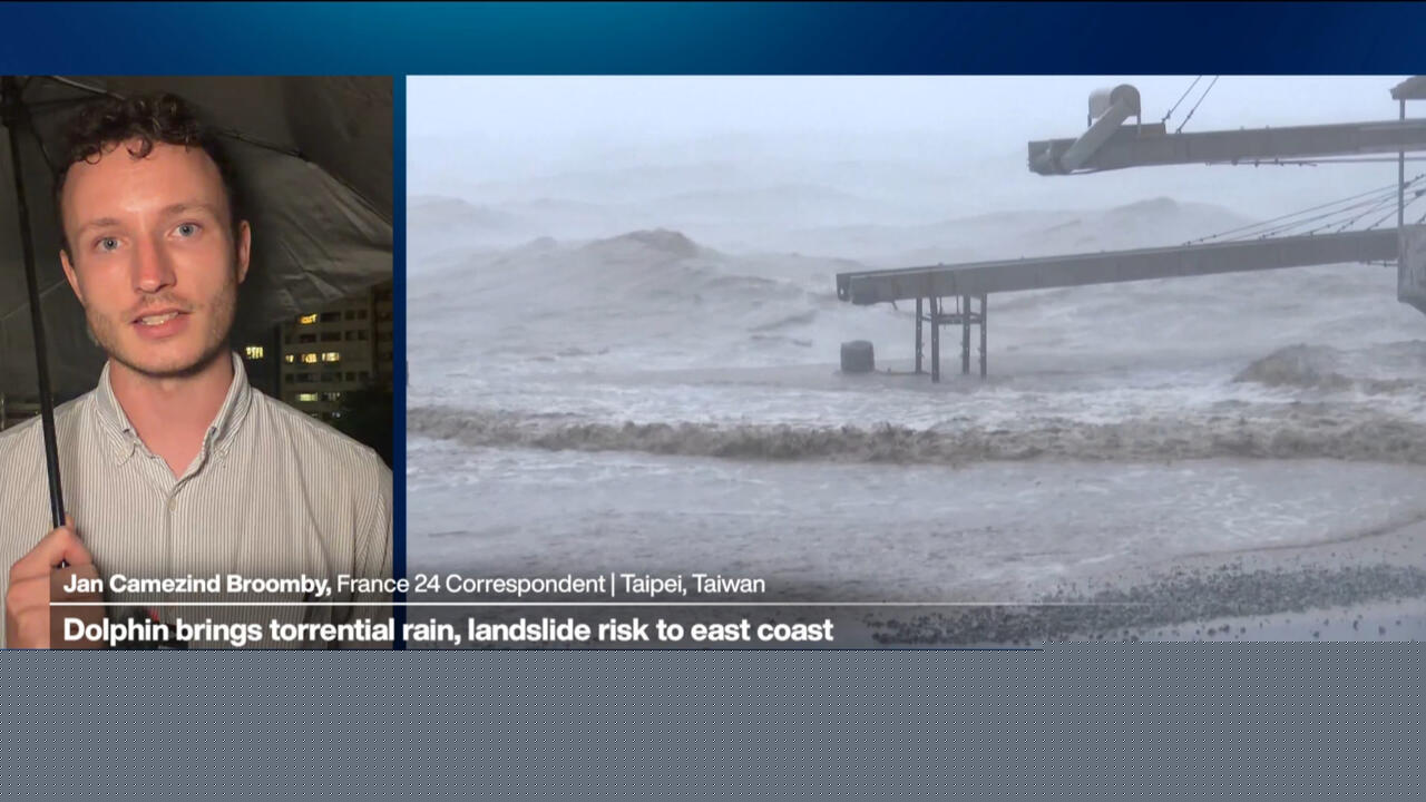 Typhoon Dolphin, "the biggest storm China has seen this year"