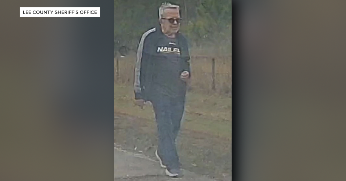Lee County deputies are searching for an endangered elderly man