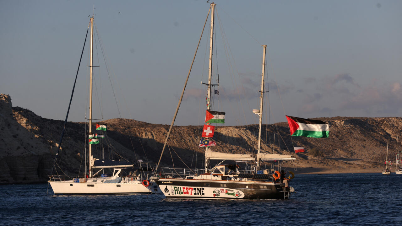Flotilla Sumud aseguró que Israel cometió "agresión activa" a embarcaciones que iban rumbo a Gaza