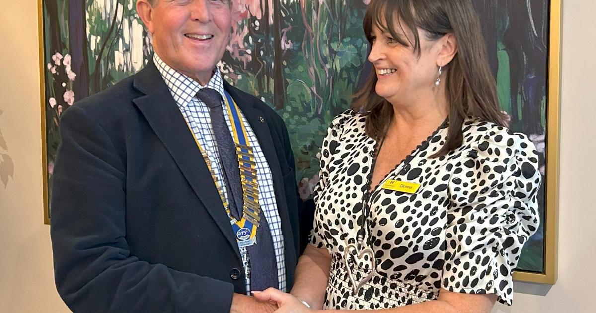 Care home worker becomes first corporate member of Rotary Club