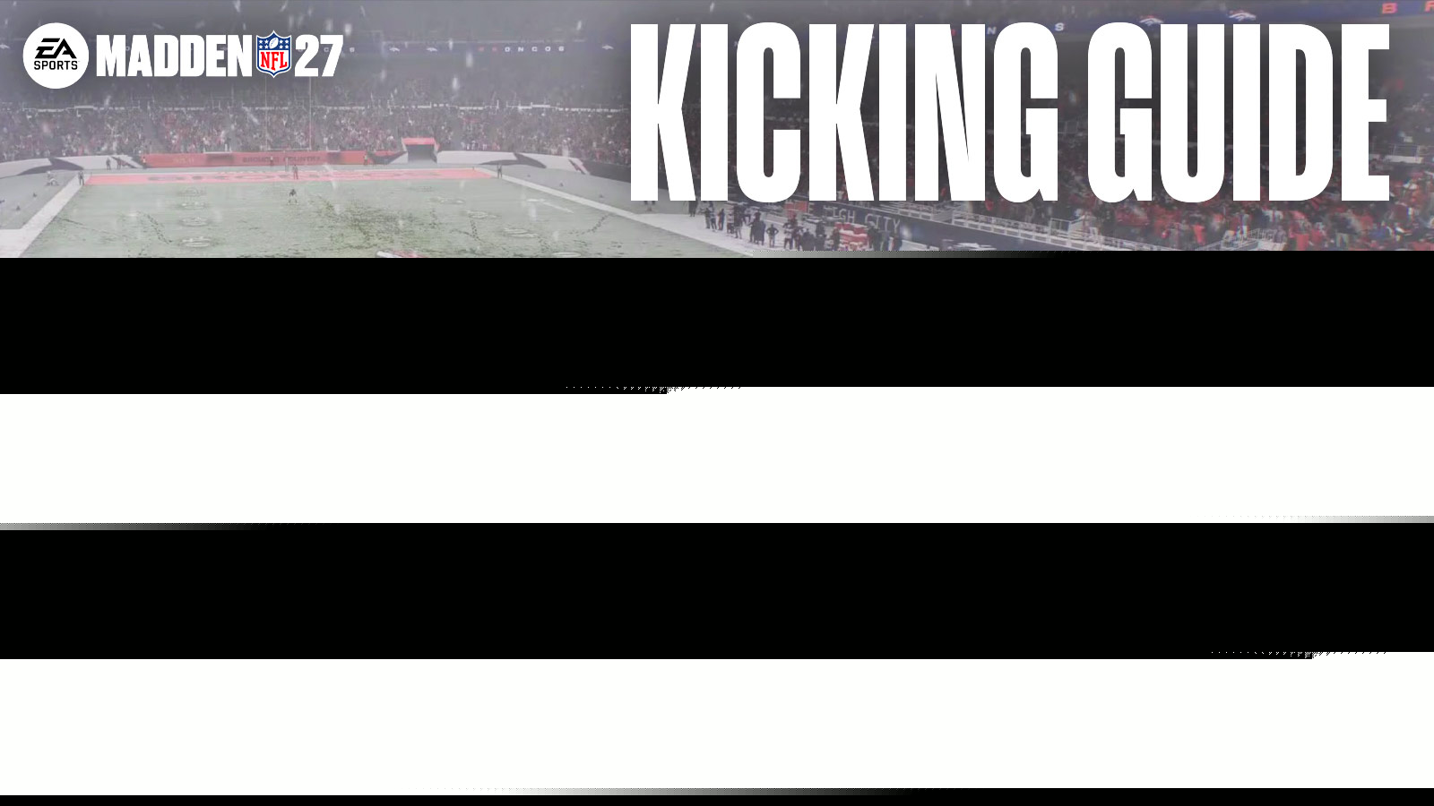 Madden 27 Kicking Guide – Field Goals, Punts, & Kickoffs