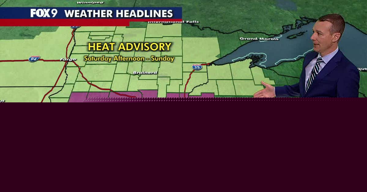 Minnesota weather: Hot and sticky Saturday with storm chances Sunday evening