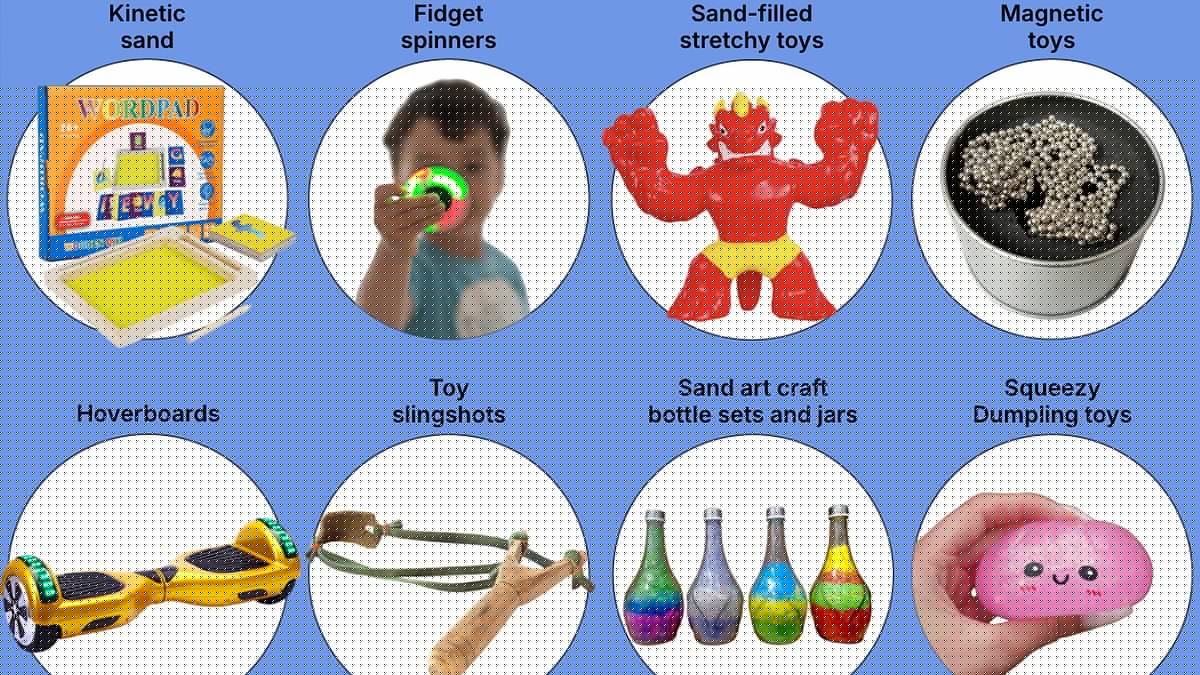 Toys you should NEVER buy children: Safety expert reveals the toxic games on sale at respected retailers - amid a new recall for sand kits containing cancer-causing asbestos. These are the purchases to throw out NOW