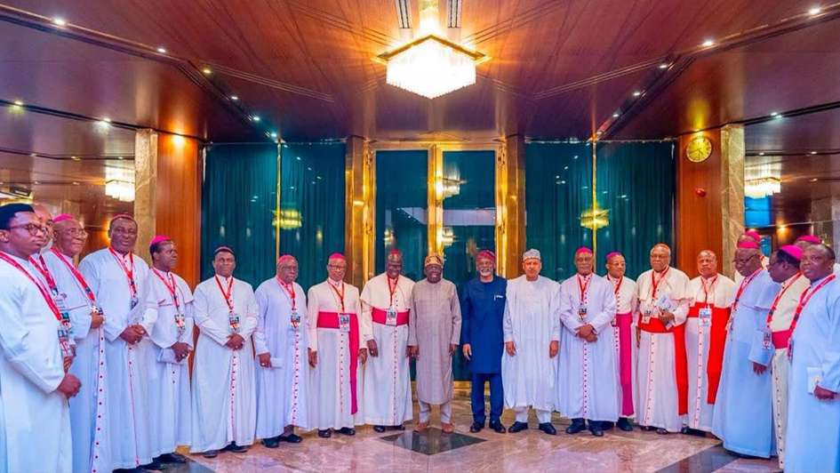 Tinubu assures Catholic Bishops on Nigeria’s stability, says prosperity on horizon