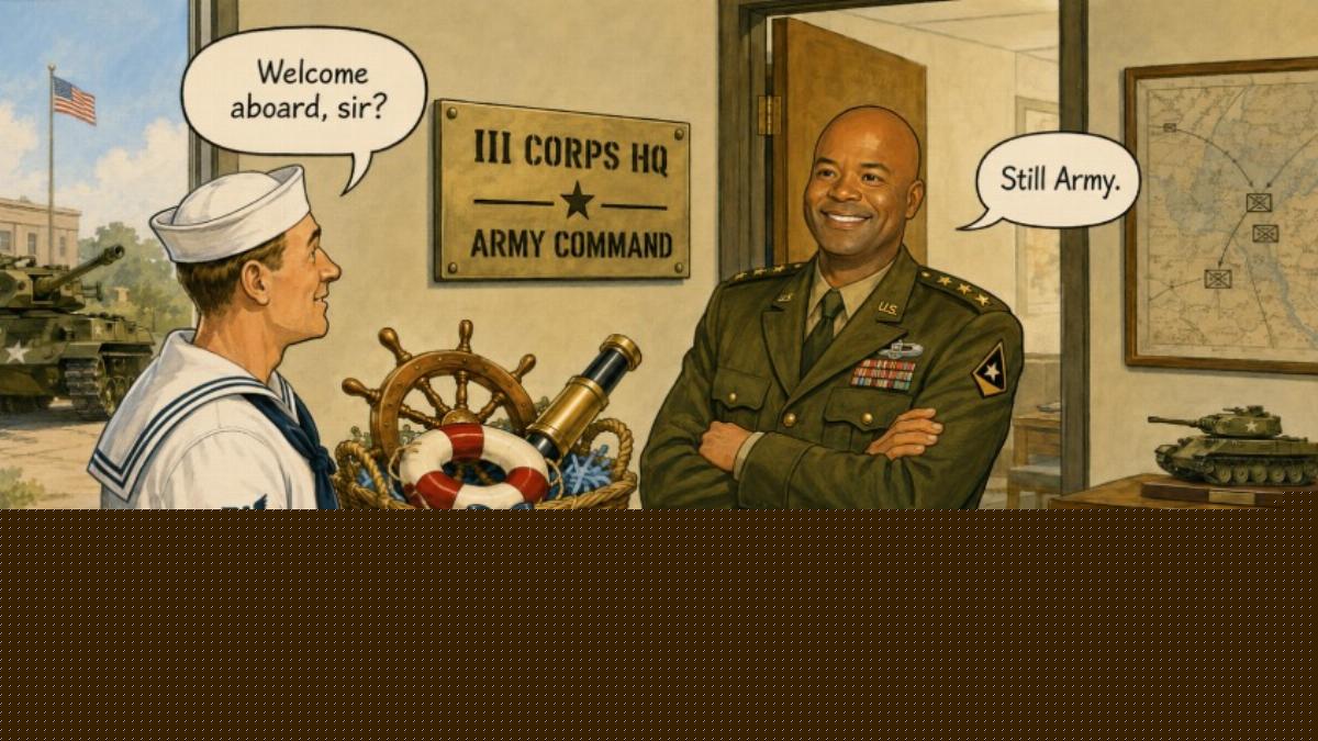 An admiral is now leading the U.S. Army Europe and Africa command