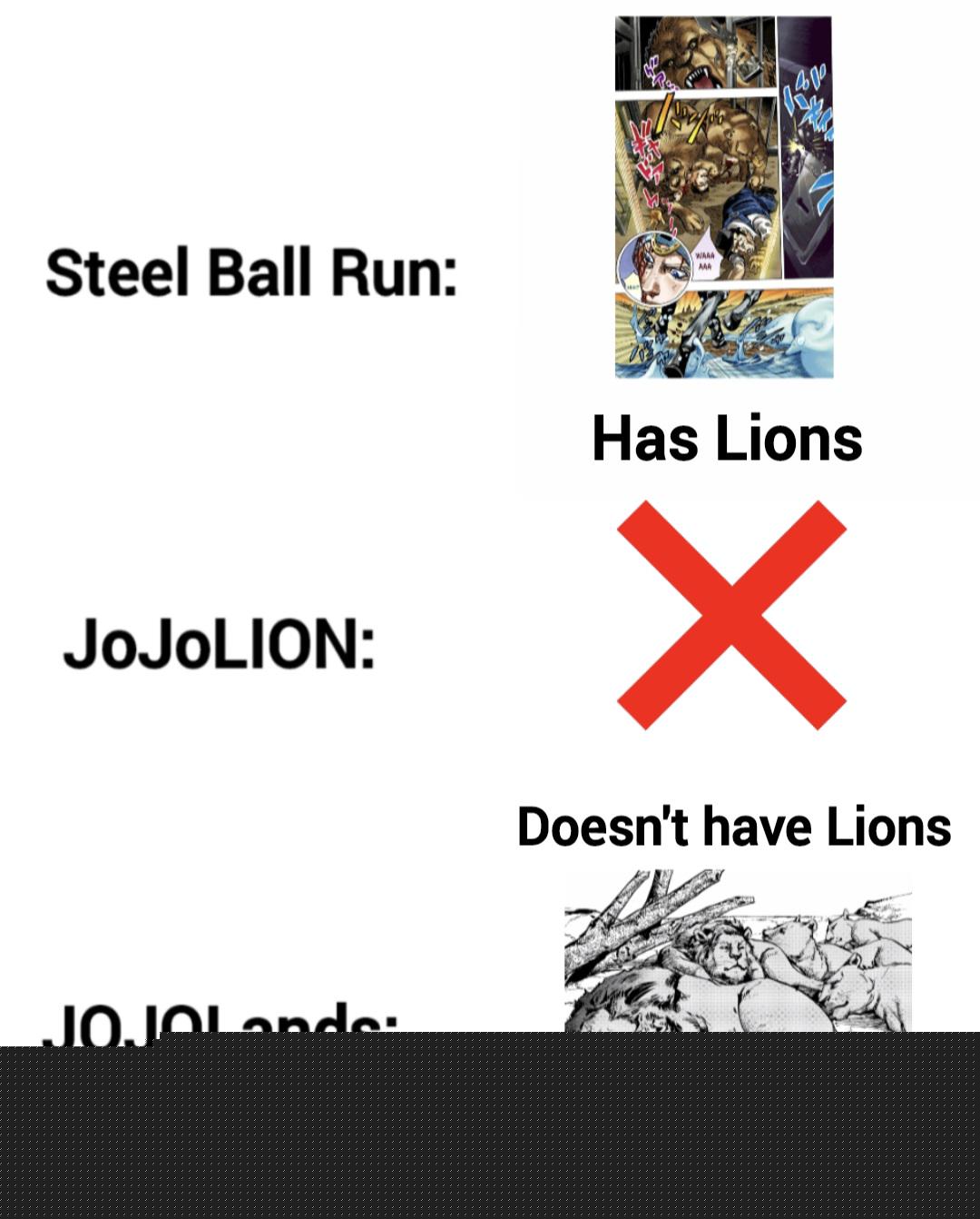 JoJo's Bizarre Adventure - JoJoLION is the only JoJo part of the new universe without lions | /r/ShitPostCrusaders/
