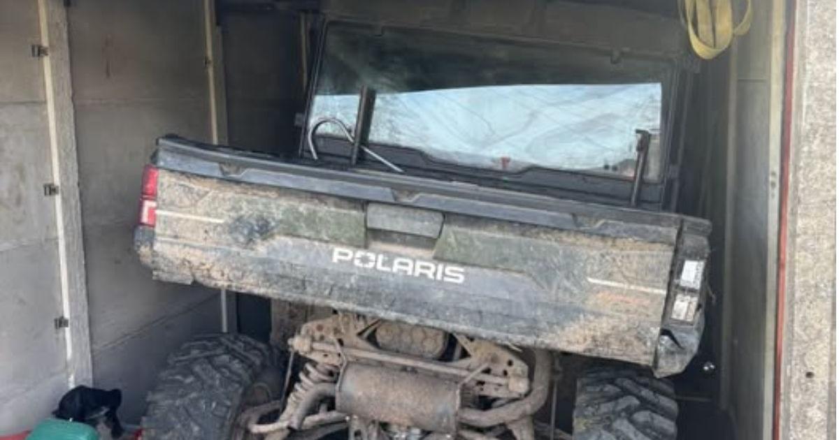 A stolen vehicle was tracked across four police areas before suspects arrested