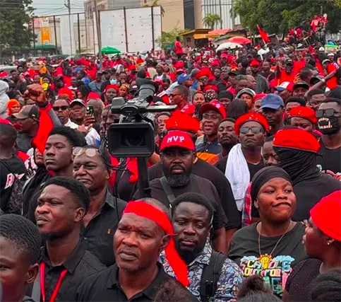 Thousands Join ‘#DemocracyUnderAttack’ Protest