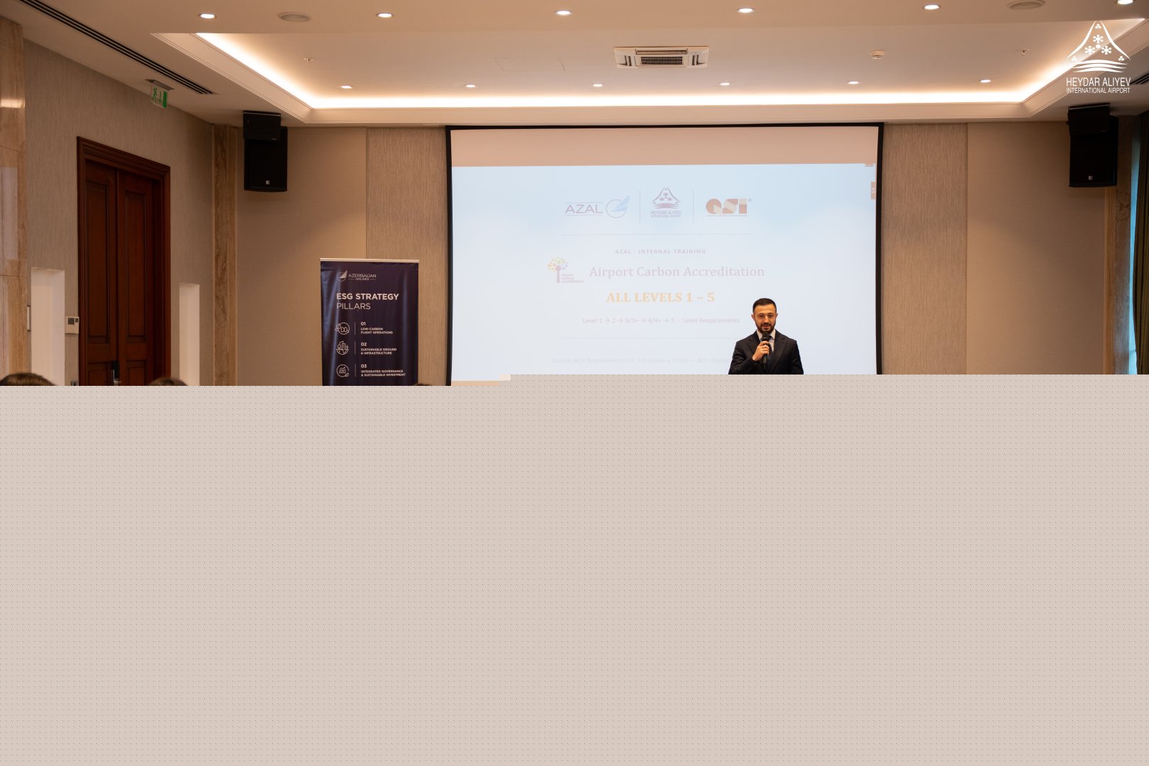 Heydar Aliyev International Airport defines priorities for next stage of carbon management (PHOTO)