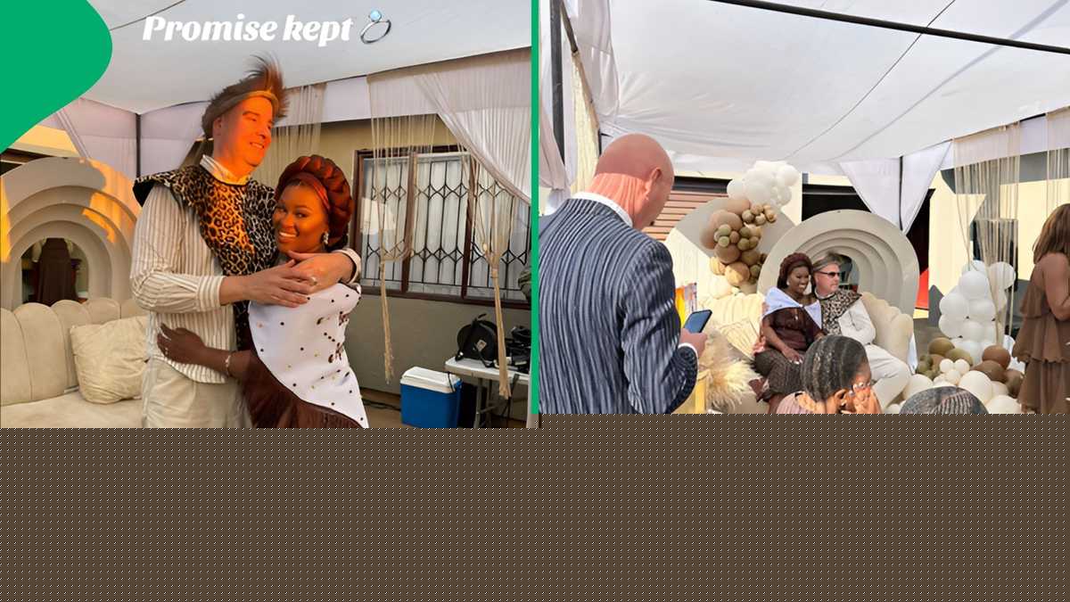 "True love still exists": SA bride thanks European hubby for choosing her from millions, SA moved