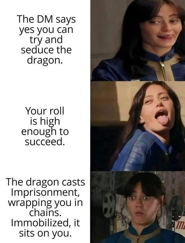 Dungeons and Dragons - Be prepared to face the consequences of your actions... Maybe? | /r/dndmemes