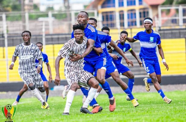 X1 Energy Drink DOL Super Cup: Ebusua Dwarfs thrash Real Tamale United 4-1 to go top of Group A
