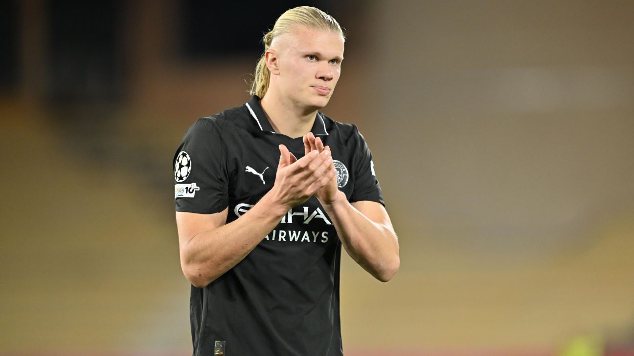 Haaland laments City draw as Messi's record looms