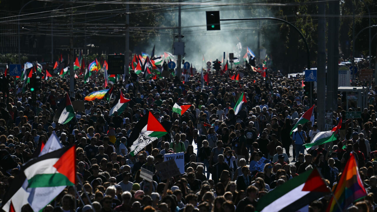Rome, Barcelone, Madrid ... des foules en soutien aux Palestiniens